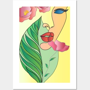 Flower Lady Posters and Art